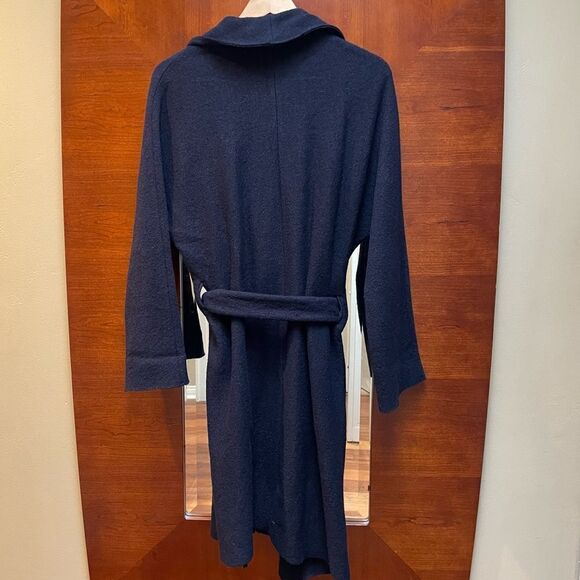 NWT ZARA Wool Shawl Belted Coat XS - Picture 6 of 8
